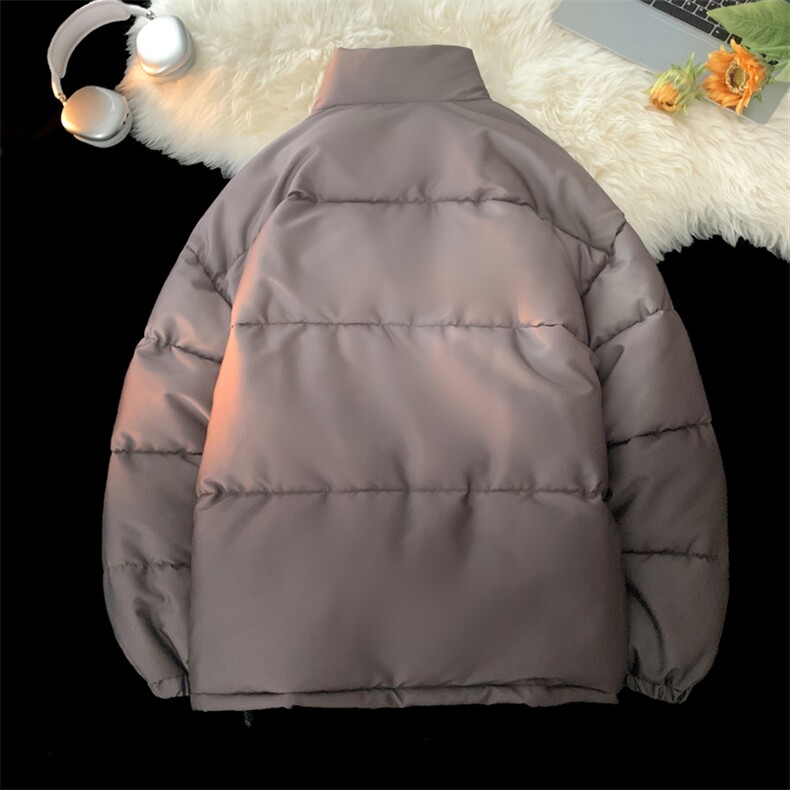 渐变棉衣立领棉服情侣棉袄冬装面包服男女外套3351-P80控118,男装棉衣,星座207