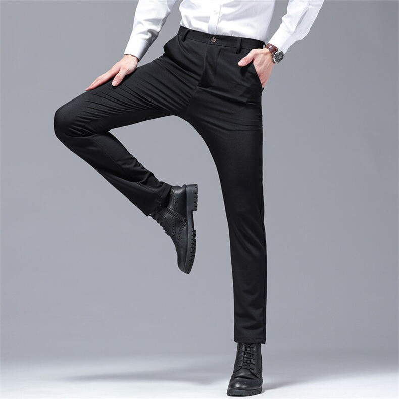 档口有现货XK95-p38外贸弹力西裤男士修身休闲裤四面弹西装裤，男装西服套装，星座224-3