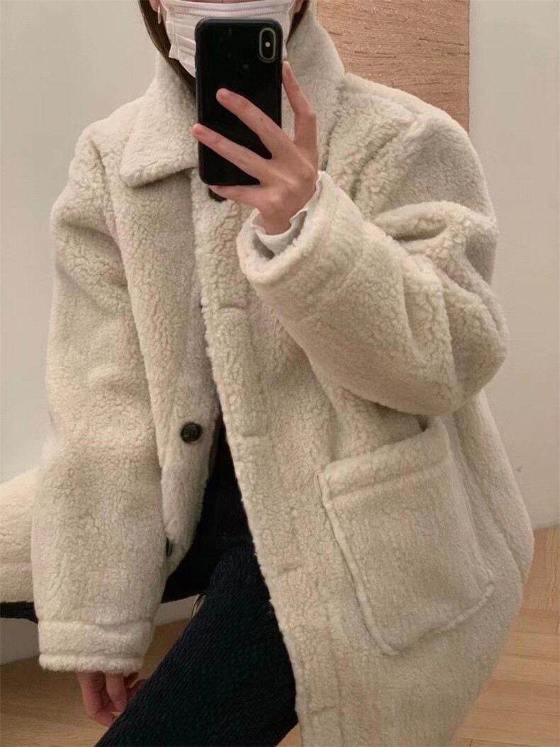 〖现货〗冬季中长款皮毛一体大衣，其它，Lin Lin