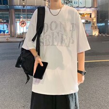 港风ins超火烫钻短袖t恤男潮牌潮流休闲宽松学生夏季半袖T351-p25，男装T恤，星座1008-1