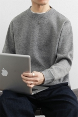 长袖加绒卫衣男士2025新款打底衫韩版宽松青年高级感品质上衣，男装T恤，星座914