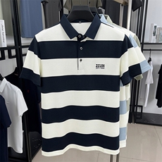 B7310新款基础款男士翻领体恤主推广州体恤，男装T恤，钱塘207-1