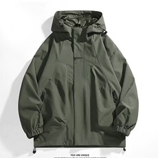 冲锋衣外套男秋季2025新款户外登山服潮牌休闲工装夹克W6621-P47，男装夹克，星座412-1