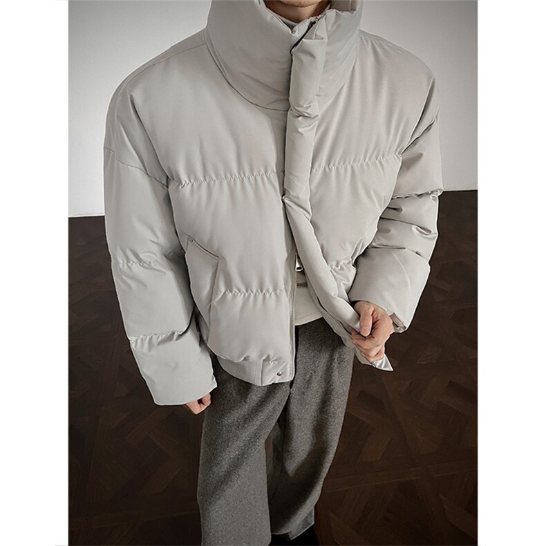 支持二开冬装加棉加厚立领棉服男女棉衣外套光板面包服M816-P70，男装棉衣，电商A441