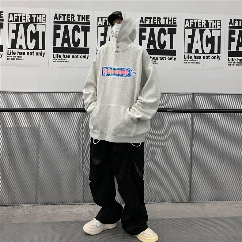 重磅350克排扣连帽像素v卫衣LW6118-特p58控78（抖音不可售）,男装卫衣,星座508（原C305）