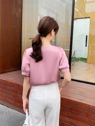 醋酸气质款小衫，女装，妙黎秀