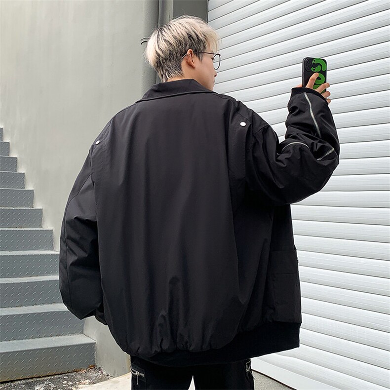 JK8806-P75美式秋潮牌设计感拉链夹克,男装夹克,星座1503