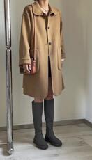 2022新款简约立领韩版休闲羊毛双面呢大衣，其它，L·H·X