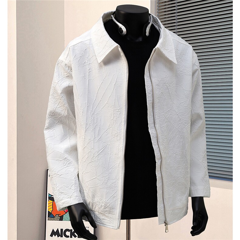 1港风大码M-5XL情侣百搭夹克外套男聚酯纤维JK8742P75控108，男装夹克，星座226-2