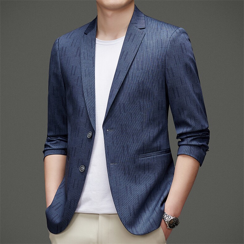 DJ2295钱塘2020-3新款时尚休闲简约秋冬季中年男士西服外套P147,男装西服,钱塘207-3