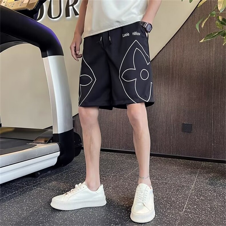 百搭男五分裤潮运动裤潮流时尚潮牌夏季流行休闲裤D070310B-1P29,男装牛仔裤,星座310B-1