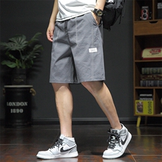 夏季新款短裤男宽松潮流港风百搭休闲五分裤运动短裤325-P20控48，男装休闲裤，星座717