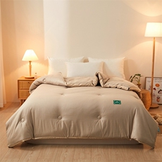 新款泡泡纱立体无印风四季被被子被芯冬被，被套/被芯，一起卖家纺