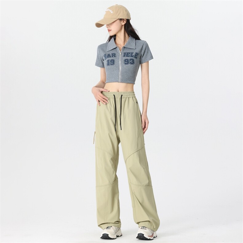 春夏美冲锋裤男户外机能风登山运动裤高街设计感休闲裤AK0251-P53,男装休闲裤,星座308B-2