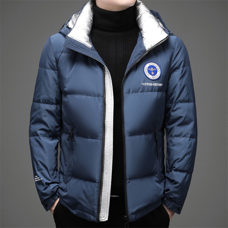 2023新款冬装羽绒服中青年男士加厚保暖防寒连帽外套AJYD607-P215,男装羽绒服,电商B212（原钱塘6029）