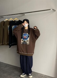 秋季新款 卡通卫衣,女装卫衣/绒衫,JIAN.Z 简.站