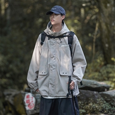 冲锋衣！外套连帽防水冲风锋衣男夹克B226-JK01-P100，男装夹克，电商A210