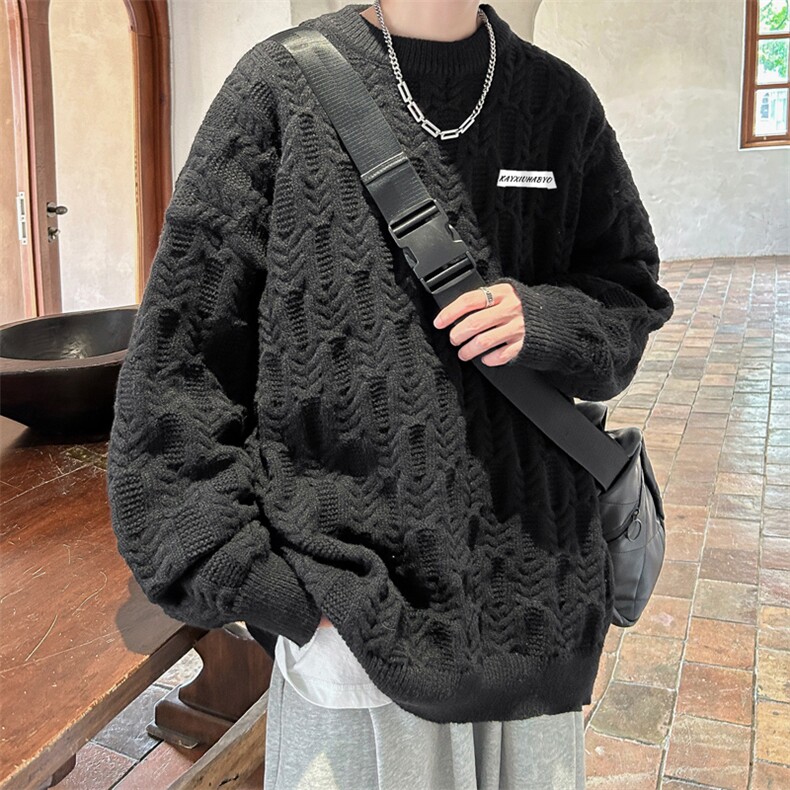 ！条纹毛衣男士加厚麻花线衣男针织衫男XH05-P60,男装针织衫/毛衣,电商B367