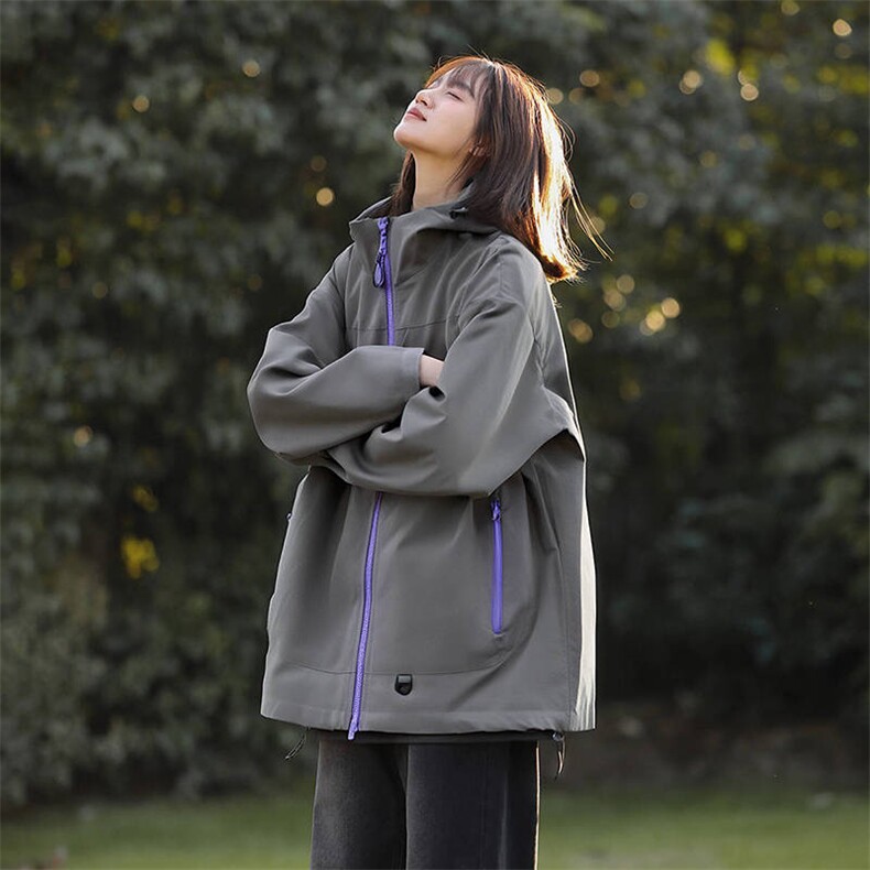 2025春秋山系户外冲锋衣中性男女休闲连帽夹克JK257870-特P47,男装夹克,星座418-2