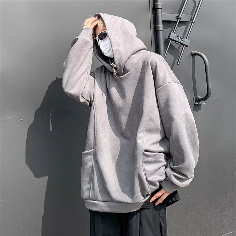 麂皮绒复合380克卫衣男潮ins港风潮流Y7702P68,男装卫衣,星座1116-2