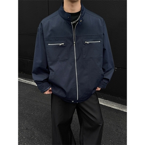 高街工装飞行夹克男秋季立领棒球服外套 A436-1807-P80119图片