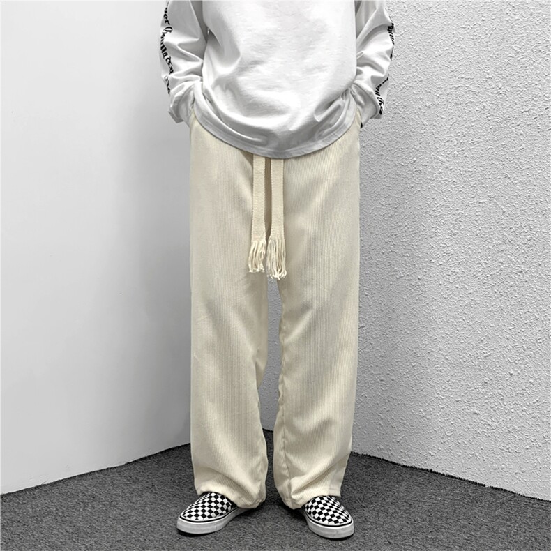 秋冬新款宽松灯芯绒休闲裤潮流百搭直筒裤A161-2-G3019-P35,男装休闲裤,电商A161-2