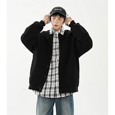 W9346-P50网图现货新款美式重磅开衫卫衣潮牌棒球服运动外套，男装卫衣，星座1608-2