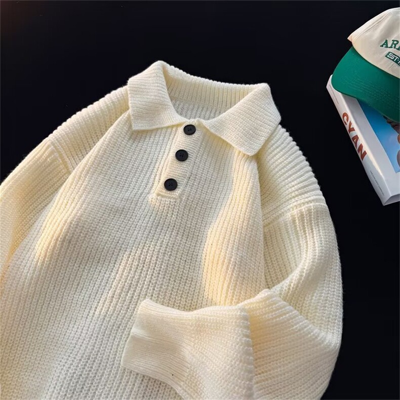 保暖翻领毛衣时尚男士针织衫休闲通勤风修身polo衫男长袖296048，男装针织衫/毛衣，星座410-2