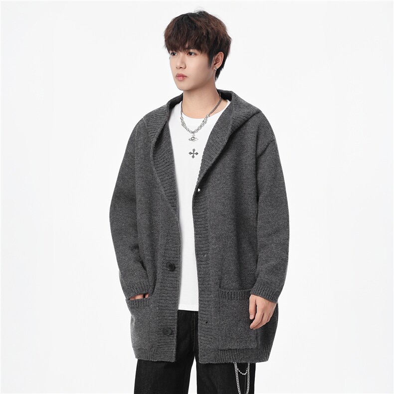 【新品】2025秋冬男士时尚休闲百搭针织连帽毛衣潮流-M268-P60,男装针织衫/毛衣,星座1105-1