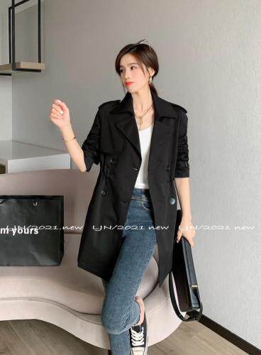 简约时尚风衣，女装风衣，莲佳妮