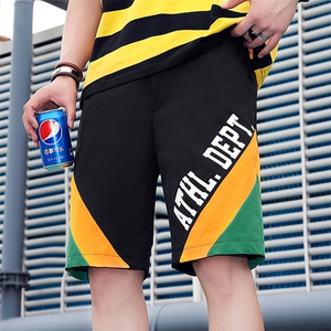 夏季短裤男休闲裤潮流夏天青少年5五分宽松裤子大裤衩薄V101-P20图片