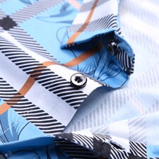 2023夏季新款潮流时尚简约百搭条纹宽松短袖衬衣透气休闲上衣男装，男装衬衫，电商B212（原钱塘6029）