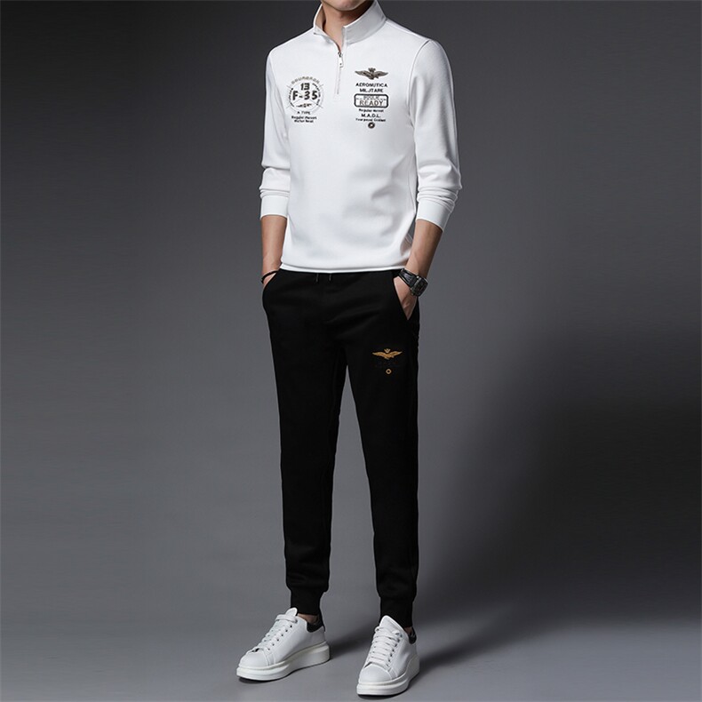 SA9851-2钱塘2020-2中年男士新款时尚休闲帅气冬季厚款卫衣P150,男装休闲套装,钱塘207-2