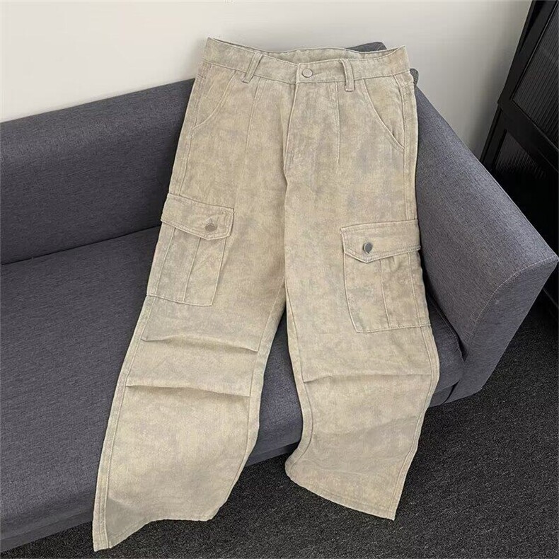 春季扎染工装牛仔裤NZ117P53,男装牛仔裤,星座1116-2