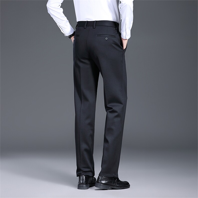 CD6701钱塘2020-2新款中老年男士商务休闲西裤直筒百搭长裤P96,男装休闲裤,钱塘207-2