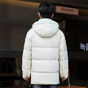 ZMS-M8816新款冬季男士鸭绒羽绒服可脱卸帽保暖外套修身大衣图片