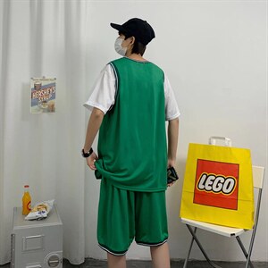 男潮流休闲套装篮球服运动套装F06P35图片