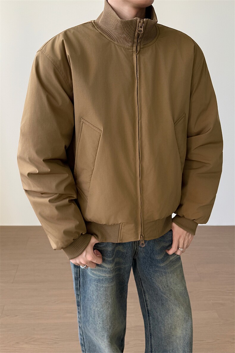 90白鸭绒夹克冬季短款美式羽绒服保暖外套男5D1143-TP109不,男装夹克,电商A102