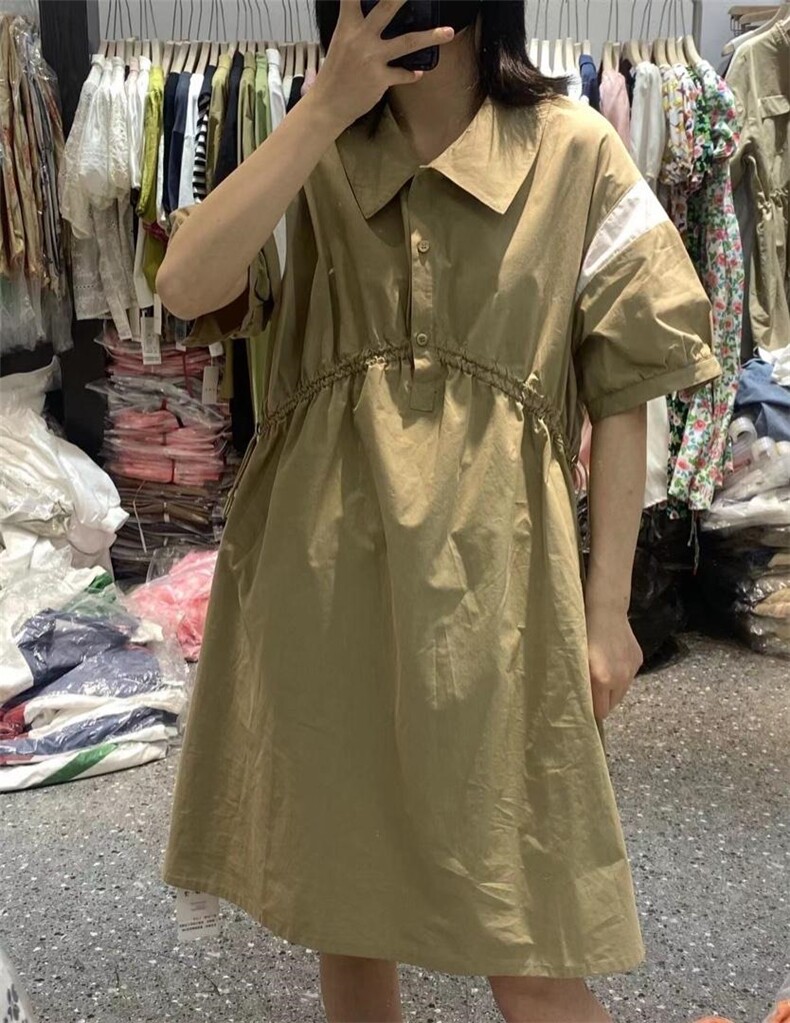 2023夏季新款时尚休闲简约设计连衣裙,女装连衣裙,L·H·X