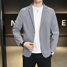春季新款商务风西装外套男休闲西服男士西服JK02629-P83，男装西服套装，星座308B-2