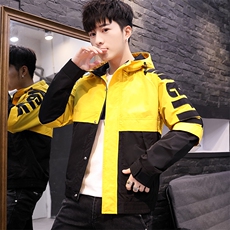外套男士夹克韩版潮流2021春秋款工装休闲ins透气新款JK146-P70，男装夹克，星座1206（原A206）