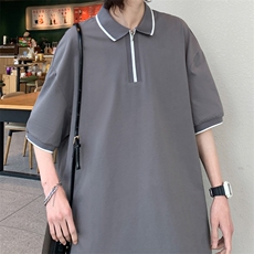 翻领短袖polo衫男潮牌夏季t恤潮流2023新款体恤上衣PL0393-P30，男装Polo衫，星座308B-1