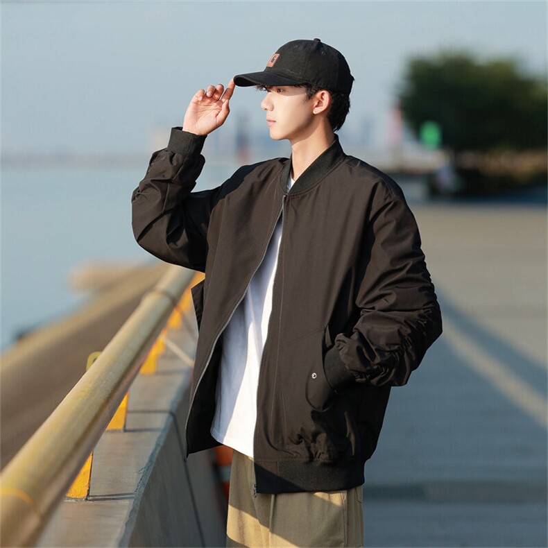 春季飞行服夹克外套男简约休闲百搭棒球服上衣迷彩P65JK837-P60,男装夹克,电商B306
