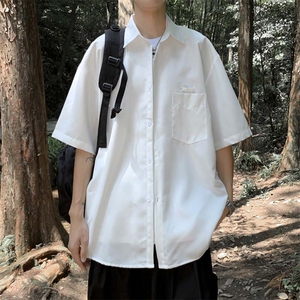 衬衫夏季设计感短袖衬衣潮牌痞帅男款港风百搭休闲外套CS0406-P37图片