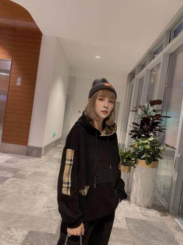 加绒加厚卫衣，女装卫衣/绒衫，柏旺阁