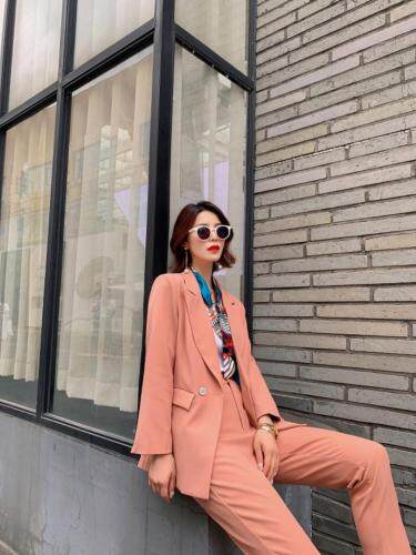 秋装套装，女装职业装，贻思茗