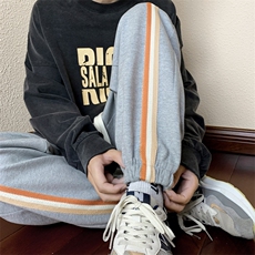 高品质秋季新款运动裤男束脚宽松卫裤潮流休闲长裤篮球裤子，男装休闲裤，星座815-2