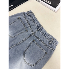 B221美式ins高街宽松直筒莱赛尔冰丝牛仔裤LK25488-特P45控88，男装牛仔裤，电商B221