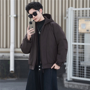 M-4XL B353 3630 P265 黑2025新款羽绒服男【标50绒110-150g】图片