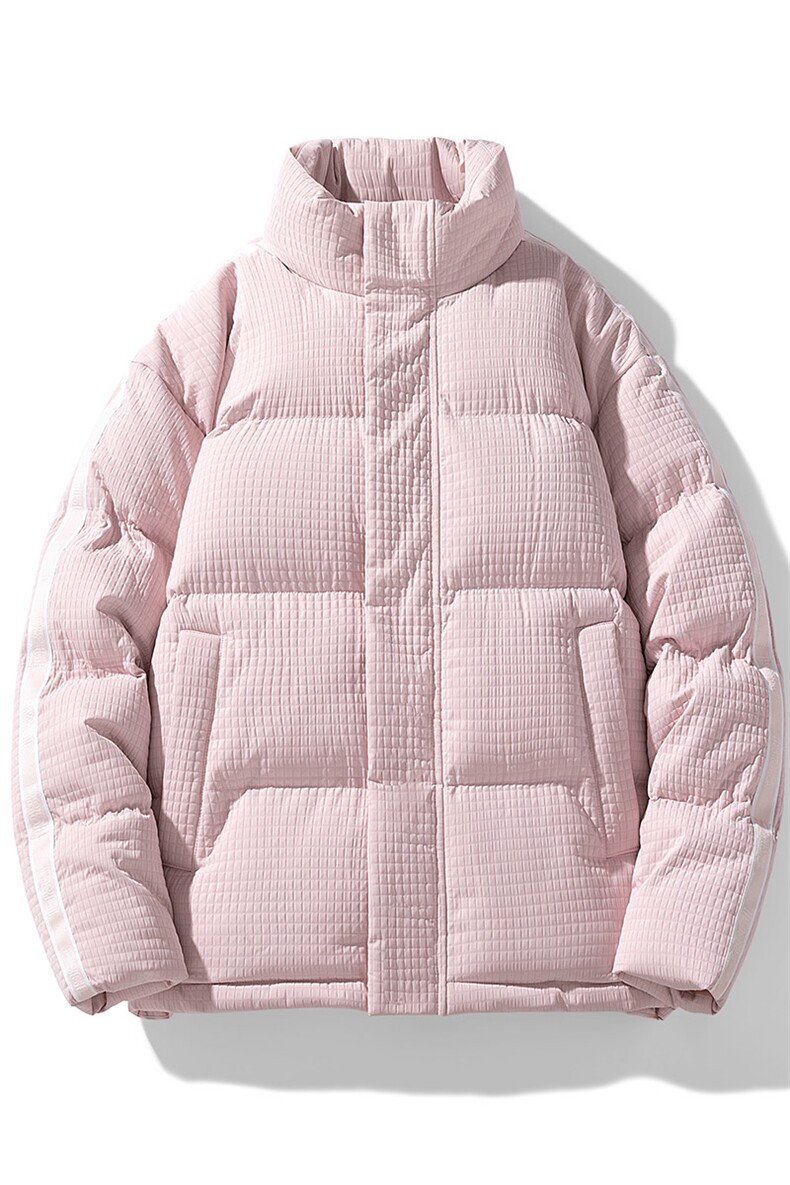 白底可二开潮牌棉衣2026冬加厚棉袄外套宽松面包服A436-1916-P75,男装棉衣,电商A436